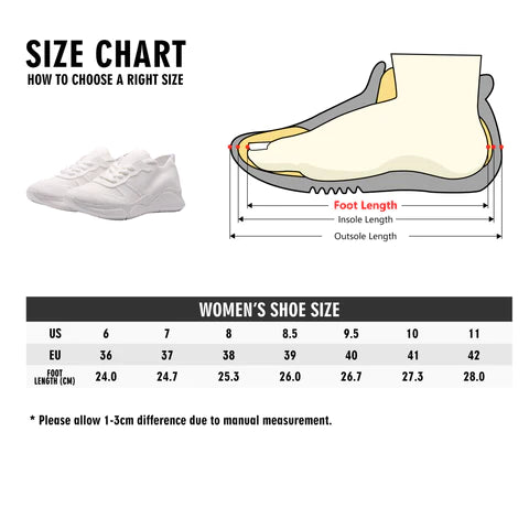 Custom Casual Women's Chunky Gym Shoes Colloid Colors 