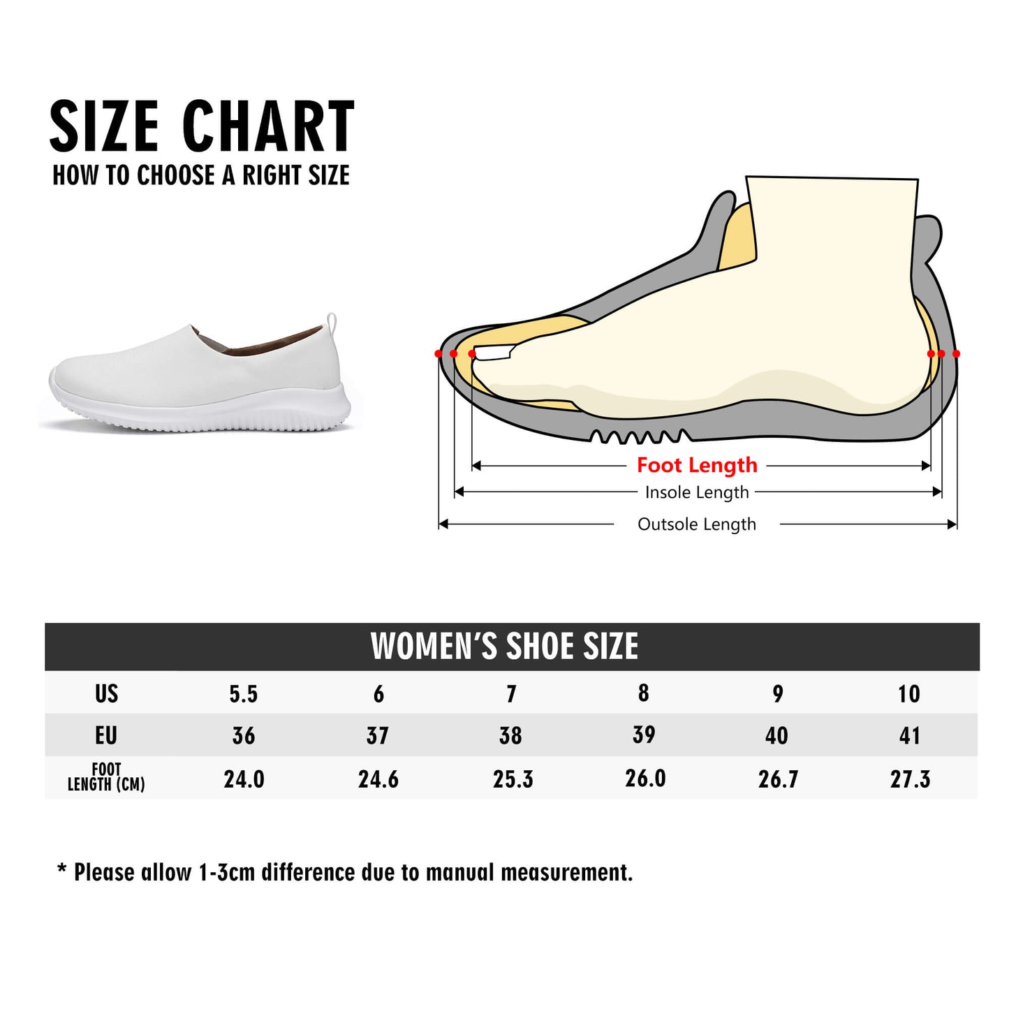 Custom Casual Women's Slip On Shoes - LQ Colloid Colors 