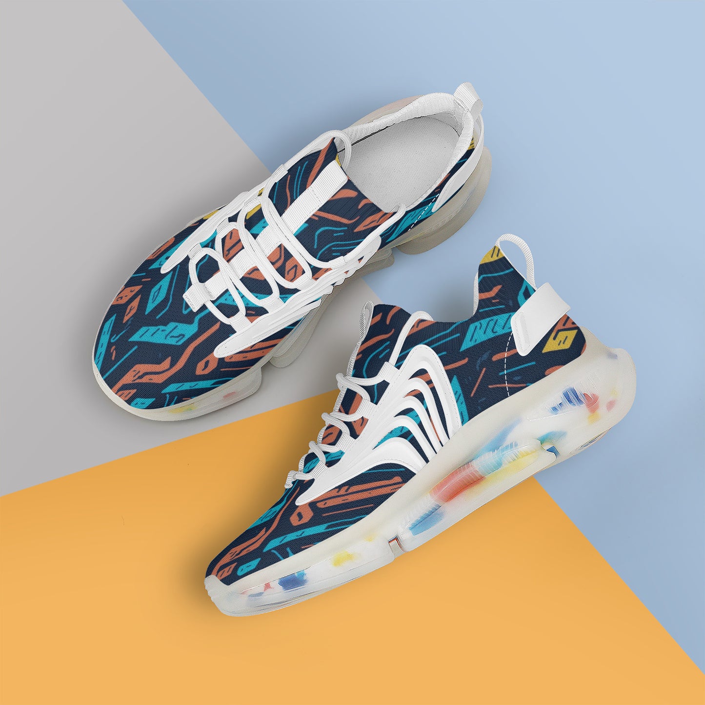 Designer Airo Style Sneakers -SF S35 X1 Colloid Colors 