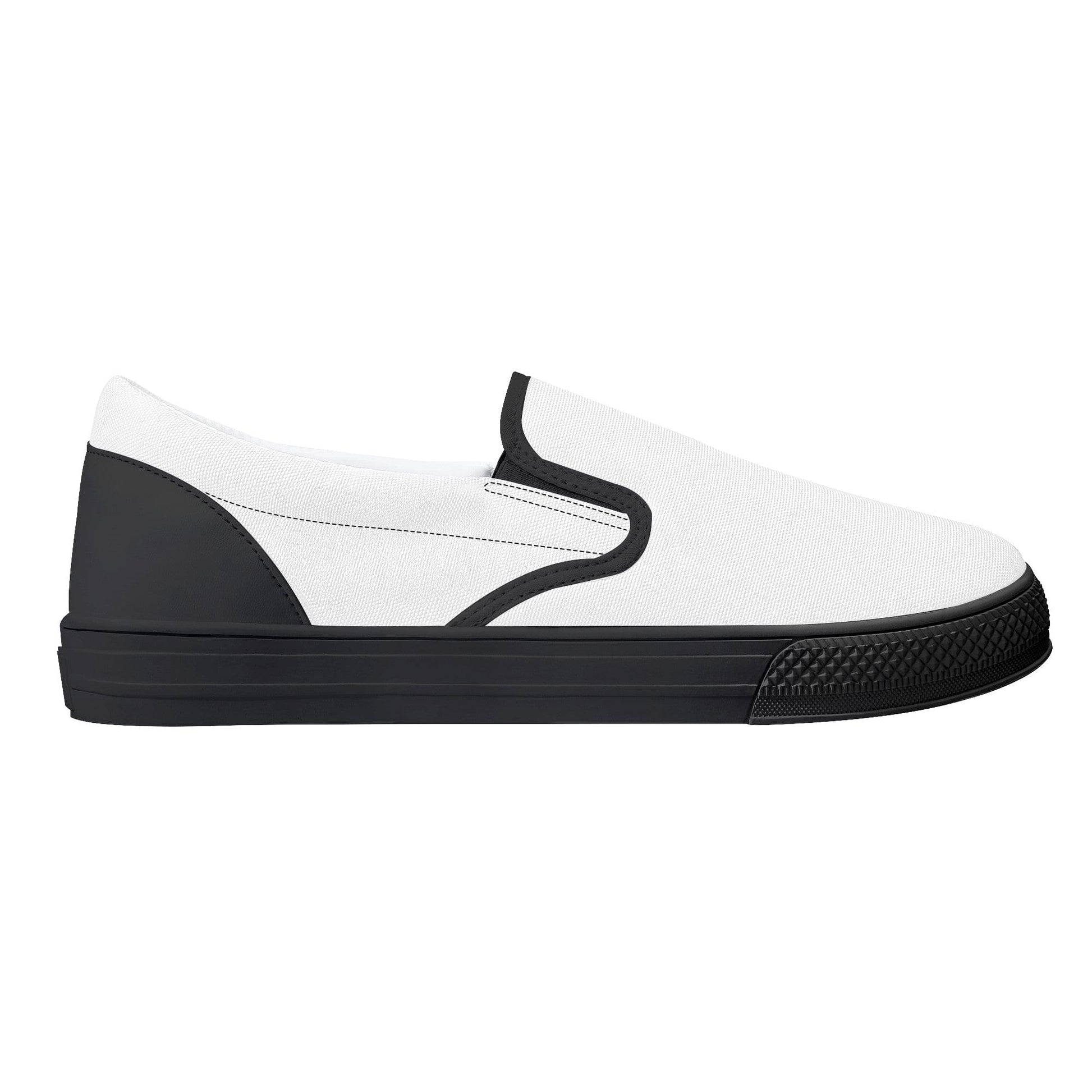 Custom Slip on Shoes - Black D31 Colloid Colors 
