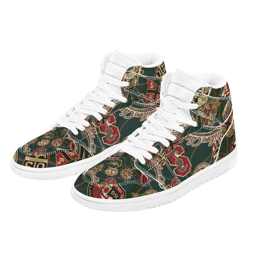 Designer Sneakers High Top Leather-D17 X1 Colloid Colors 