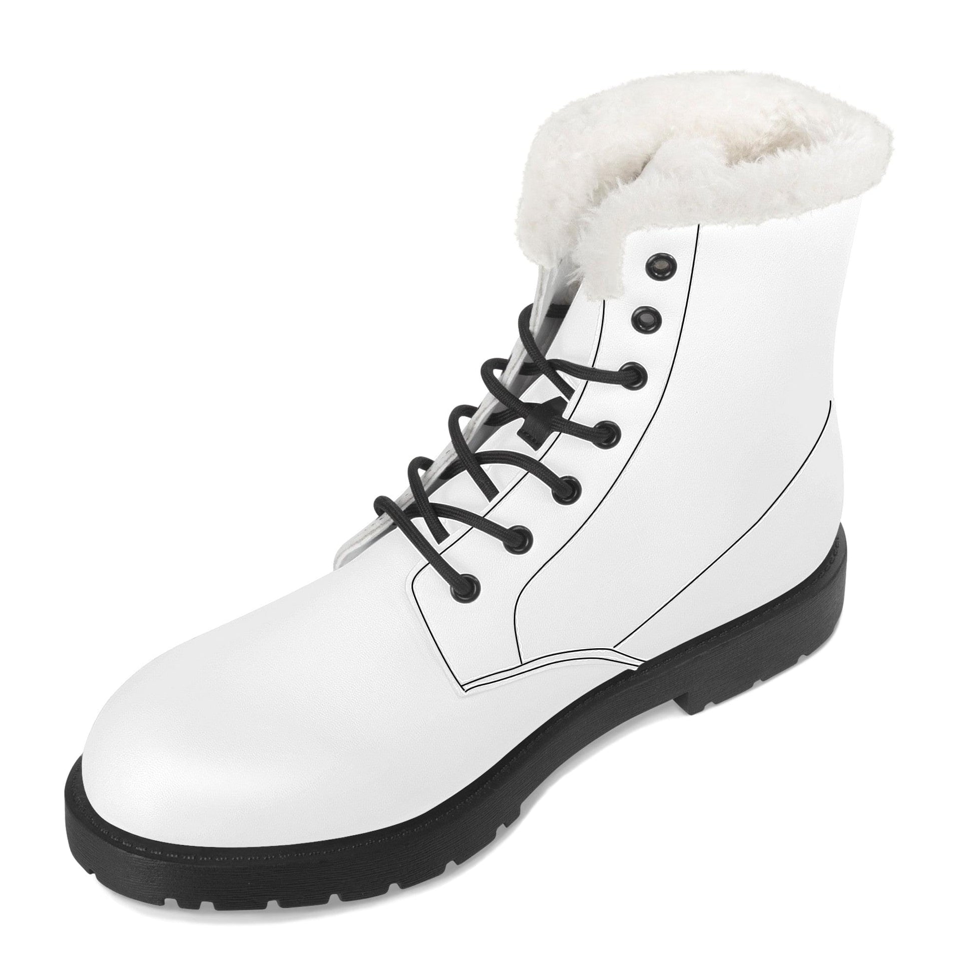 Custom Faux Fur Leather Boot- SF D86 Colloid Colors 