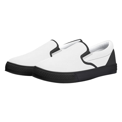 Custom Slip on Shoes - Black D31 Colloid Colors 