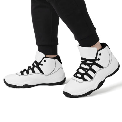 Custom High Top Sneakers - Black Air Retro Colloid Colors 